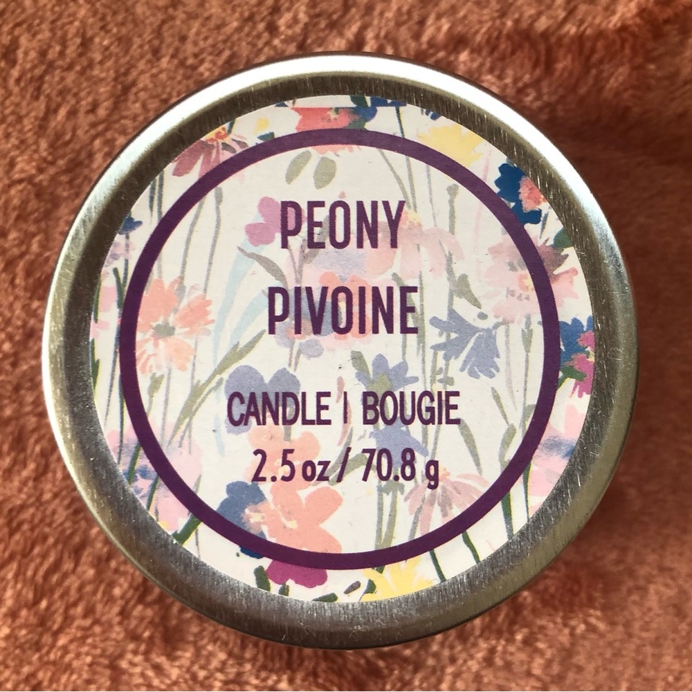 Ashland Peony Candle Tin 2.5 oz.